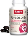 Jarrow Formulas Q-Absorb Ubiquinone Co-Q10 100 mg, integratore alimentare, supporto antiossidante per la salute mitocondriale, produzione di energia cellulare e salute cardiovascolare, 120 Softgels, 120 giorni di alimentazione