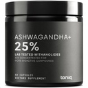 Ashwagandha - Ultra alta potenza 40:1 Estratto con 25% Withanolides - Wild Harvested in India - Highly Concentrated & Third-Party Lab Tested - 60 capsule