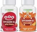 Vitamina D3 1000 IU Jelly Beans + Vitamina D3 1000 IU Chewables Bundle