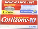 Cortizone-10 Anti-Itch Creme Con Guarigione Aloe Massima Forza, 2 oz