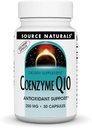 Sorgente Naturals Coenzyme Q10, Supporto antiossidante* per la produzione di energia, supporto funzione cardiaca, protezione antiossidante e gengive sane, 200 mg - 30 capsule vegetariane