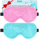 Maschera di occhio di gel di BeeVines, 2 maschere di ghiaccio di raffreddamento del pacchetto per gli occhi di Puffy per gli uomini e le donne, Cold & Warm Compress per la chirurgia post, puffiness, allergie, Sinuses & Migraines Trattamento