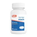 Rugby Timed-Release Niacin 1000mg Integratore alimentare per Adulti per Energia, Circolazione e Supporto Metabolismo, 100 Captabs (Pack of 1)