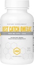 NBI Best Catch Omegas High Potency Omega-3 | EPA + DHA per il cuore, supporto cerebrale | Migliore assorbimento | Sostenibilmente Source | Formula Burpless | Natural Lemon Scent | 120 capsule Softgel