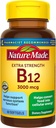 Vitamina B12 3000 mcg Softgels, 60 Conte