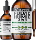 Acido Fulvic + 72 Minerali di Trace | Acido Humico Fulvico | Digestione | Idratazione | Keto, Integratore alimentare Drop| Energy | pH Balance | 2-Month Alimentazione | The Healthy Life 4 ME