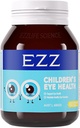 EZZ Salute per gli occhi dei bambini, Vitamine essenziali per gli occhi Lutein e Zeaxanthin, Rilievo della Fatica Visiva e Migliora la vista, Naturale e Libera degli Additivi, 60 Facili a Chew