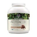 PlantFusion Polvere proteica vegana completa - Polvere proteica vegetale con BCAA, enzimi digestivi e proteine di Pea - Keto, senza glutine, senza soia, senza dadi, senza zucchero, non OGM - Cioccolato ricco 5 lb