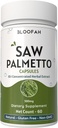 Sega Palmetto Capsule 500mg | 10:1 Estratto concentrato | Serenoa Repens Herbal Supplement | Non OGM, Gluten-Free Easy-to-Take Capsules (60 Conteggio (Pack of 1))