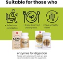 Natural Digestive Enzymes & Herbal Digestive Enzymes Fiber Supplemento per le donne, con 39 Plant & 7 miscele di erbe per il supporto energetico e metabolico, oro 150 compresse, dal Giappone, 2 EA