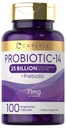 Probiotici per gli uomini e le donne | 25 miliardi di CFU | con Prebiotici | 100 capsule | Vegetariano, Non OGM, & Gluten