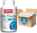 Jarrow Formulas Milk Thistle 150 mg - Antioxidant Supporting Immune Response, Liver Function & Glutathione - Fino a 100 Servings (Veggie Capsules), Confezione da 12