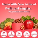 Llama Naturals Multivitamin per le donne, Vegan, Gummies organici con vitamina D, C e K, Le vitamine del gommoso della frutta reale delle donne, il supplemento Multivitamina masticabile, Canna da zucchero non Aggiunto, Ciliegia, 120 Ct