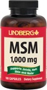 MSM Capsules | 1000mg | 180 Count | Sulfur | Non OGM, Gluten Free Supplement | By Lindberg