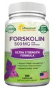 aSquared Nutrition Forskolin 500mg Max Strength-180 Capsule,Forskolin Supplemento per puro peso perdita di carburante, Coleus Forskohlii Root - Forskolin pillole di dieta, Belly Buster Fat Burner 2X Slim Trim Lose