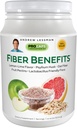ANDREW LESSMAN Fiber Vantaggi Polvere 60 Servings - Limoni, Gentle, Natural Soluble/Insoluble Fiber, promuove la regolarità, la pulizia. Psyllium Husk, Avena, Mela, Pompelmo, Guar Gum, Probiotici