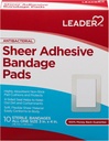Assemblaggio adesiva per cesoie LEADER, Pacchetti diBlends con pelle, Pad Non-Stick altamente assorbente, per il pronto soccorso e protezione per la cura del tessuto , Confronta a Band-Aid, Tutte le dimensioni 3/4" x 4", 100 ct.