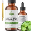 Limone Balm Tincture – Alcol-Free | Melissa Officinalis Liquid Extract | Natural Calming & Sleep Support | Herbal Stress Relief – 2 oz