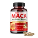 Vital Herbal Maca Root Complex con Ashwagandha, Tongkat Ali, Tribulus, Horny Goat Weed & Panax Ginseng – Supporto erbe per l'energia e le prestazioni – fornitura di 90 giorni