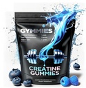 Creatina Monoidrato Gummies - Crescita del muscolo, Prestazioni, Endurance - 5 Grammo Creatina per Serve - Vegan, Non OGM, Senza Glutine, Made in USA - 90ct (90 conteggio, Sour Blue Raspberry)