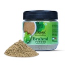 Polvere naturale di Brahmi 100% | (100 gms) Pure Bacopa Monnieri Polvere Herbal Supplemento | Polvere di Brahmi per la crescita dei capelli | Bacopa Polvere Ayurvedic Supporto per capelli sani | Miscela di capelli erbe