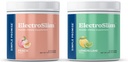 Semplice Promise ElectroSlim Bundle Flavor - Lime Limo e Peach - Supporto per l'idratazione della polvere senza zucchero con elettroliti essenziali - Nessuna formula di zucchero per il bilanciamento dell'energia giornaliero