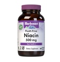 Bluebonnet Nutrition Flush-Free Niacin 500mg, per il supporto cardiovascolare nutrizionale*, Soy-Free, Gluten-Free, Non OGM, Kosher Certified, Dairy-Free, Vegan, 60 capsule vegetali, 60 Serve