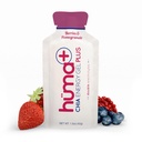 Huma Plus (Double Electrolytes) - Chia Energy Gel, Berries & Pomegranate, 12 Gel - Stomach Friendly, Real Food Energy Gel