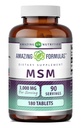 Incredibile formula MSM (metilsulfonilmethane) Supplemento | 1500 Mg Per Serving Supplemento | 180 compresse | Non-GMO | Gluten Free | Made in USA