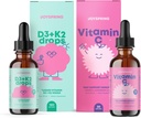 JoySpring vitamina C + gocce di sambuco + Integratori di zinco per bambini Supporto immunitario e gocce di vitamina D per il supporto immunitario e la salute del cuore