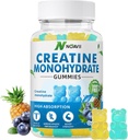Creatina Monoidrato Gummies 5000mg per uomini e donne, Chewables Creatina Monoidrato per la resistenza muscolare, Muscle Builder, Energy Boost, Pre-Workout Supplement(90 Conte)-Blueberry Ananas