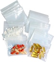 Borse da 100 confezioni da 6 mil Sturdy 3x2.75 pollici Pill Pouches BPA Free Seal Impermeabile Handy Borse riutilizzabili per viaggi Small sacchetti di plastica per l'Organizzatore di Pillole, Gioielli e Piccoli pezzi di artigianato