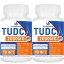 2000mg Tudca Liver Support Supplemento, Tudca Bile Salt with Milk Thistle and Nac, 120 capsule per 60 giorni, Supporto per fegato, disintossicazione, sistema immunitario
