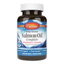 Carlson - Olio di Salmone Completo, 700 mg Omega-3s + Astaxantina, Supporto cardiovascolare, Funzione cerebrale & Joint Health, 60 Softgels