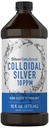 Carlyle Colloidal Silver Liquid | 10 PPM | 16 fl. Oz (473 mL) | con Nano Silver Technology Solutions | Vegetariano, Non OGM, Gluten Free Supplement