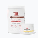 TB12 Plant Based Strength & Hydration Bundle (Chocolate Protein Powder & Lemonade Electrolytes), Support Muscle Recovery & Hydration, Dairy Free, Non OGM, Soy-Free