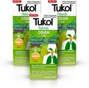 TUKOL Naturals Elderberry Syrup con vitamina C, D e zinco, Integratore di supporto immunitario con miele naturale per adulti e adolescenti, Erboristeria Boost per l'immunità e supporto antiossidante, 6oz, Confezione da 3