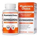CHOICE del medico Ashwagandha Supplemento - 1950mg di Biodisponibile Polvere di radice di Ashwagandha Organic - Estratto di pepe nero, supporto di stress, supplemento di supporto del mood, 90 Veggie Ashwagandha Capsule