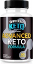 Pillole di Keto, capsule di perdita di peso di Keto Premium, tutto naturale supplemento Keto per sostenere gli obiettivi di fitness e corpo, recensioni ufficiali di ShreddedKeto (60 capsule)