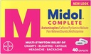 Midol Completo massimo di resistenza dolore Caplets 40 ea (Pack of 4)