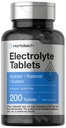 Horbäach Electrolyte Tablets | 200 Count | Vegetariano | Keto-Friendly | Non OGM e Gluten Free Hydration Supplement