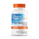 Miglior coQ10 ad alto assorbimento del medico, supporto per il cuore e l'energia, USP verificato, naturale Fermentato CoQ10, senza glutine OGM, Soy Free, Vegan 180 Veggie Caps