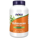 NOW Integratori, Echinacea (Purpurea Root) 400 mg, Immune System Support*, 250 capsule di Veg