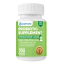 WELMATE Bifidobacterium - Integratore Probiotico - Supporta Salute Gut - Supporto Immune - Enzimi Digestivi - Gluten Free - Vegan - Men & Womens Probiotic - Dimensione del valore - 200 Conte