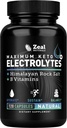 Keto Electrolyte Supplemento (120 capsule) Massima Keto Electrolytes Supplementi pillole w sale himalayano rosa, B vitamine, Magnesio e Potassio Supplemento - Pillole di sale e compresse di elettrolita