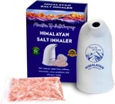 Inalatore di sale dell'Himalaya in ceramica con sale di cristallo rosa dell'Himalaya – Grande per l'allergia, il sollievo dell'Asma e altre condizioni respiratorie – portatile e portatile