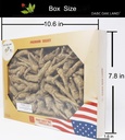 DOL Hand-Selezionato American Wisconsin Farmed Ginseng Root Medium&Large (Medium 16oz/Box)