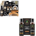 XIKEZAN Regali per uomini w / barba Kit e Beard Shampoo e Set condizionatore
