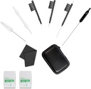 Phitunry 52-Piece kit di pulizia dell'udito Accessori Portable Hearing Aid Case Pocket Size con gli strumenti di pulizia della spazzola, capsule asciutte, Wipes audio, panno di velluto del cervo e cassa di viaggio dell'udito (Medium)