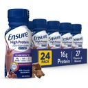 Assicurare la Shake di Nutrizione di Cioccolato di Cioccolato con Fibra, Pronta a Bere, Proteine 16g e 27 Vitamine e Minerali, 8 fl oz, 24 Pack